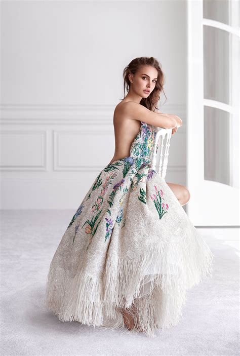 natalie portman miss dior dress|natalie portman dior model.